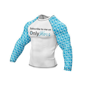 White and Black BJJ Professional Training Men Women Kingz Rash Guard Ranked Short <b>Sleeve</b> Rashguard - Product Image 2