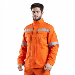 <b>Waterproof</b> Bomber Jacket Men Hi Vis Workwear Zipper Front Jacket Tops Men's High Quality Clothing Safety Jackets Outdoor <b>Work</b> - Product Image 5