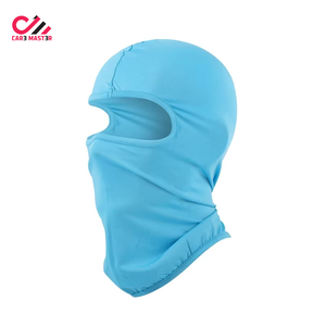 หมวกบีนนี่แฟชั่นดีไซน์เนอร์ลายพรางมัลติแคมสำหรับฤดูหนาวและฤดูใบไม้ร่วง พร้อมโลโก้สั่งทำพิเศษ ผ้าฝ้ายสีดำ ปิดบังใบหน้า - Product Image 1