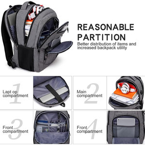 New Design Custom Logo Smooth Zipper Comfortable Multi Pocket <b>Large</b> Capacity Lightweight Best Seller Breathable <b>School</b> Back Pack - Product Image 2