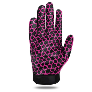 High Quality Leather Golf Gloves Full Finger Breathable Fabric Elastic Splicing Anti Slip Soft Golf Glove With Adjustable <b>Straps</b> - Product Image 2
