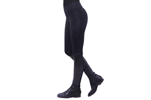Culottes d'équitation athlétiques pour femmes, taille mi-haute, durables, absorbant la transpiration, avec poches pour téléphone, pour l'équitation, logo personnalisé - Product Image 2