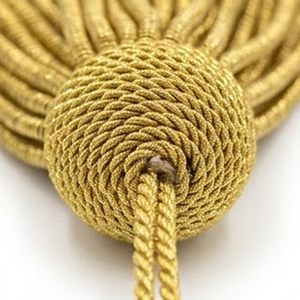 Garniture décorative en fils de métal, pompons de haute qualité et durables pour uniformes cérémoniels, rideaux et sacs à vêtements - Product Image 4