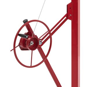 Sollevatore per Cartongesso da 16 Piedi, Capacità 150 Libbre, Braccio Telescopico Regolabile, Ruote Bloccabili, per Costruzioni - Product Image 5