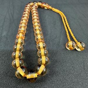 Tasbih de Resina Artesanal para Oración Musulmana, Contador de Dhikr Duradero, Accesorios Islámicos Hechos a Mano con Forma de Búho y Tema de Ángel - Product Image 6
