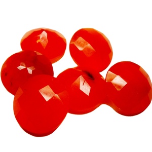สวยเหลี่ยมผืนผ้าตัดเพิร์รูปไข่ธรรมชาติ Carnelian สีส้มคุณภาพสูงอัญมณีหลวมเครื่องประดับทํา - Product Image 4