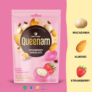 Chocolate Dragee Vietnamita de Primera Calidad con Fresa, Almendras y Nueces Macadamia Cubiertas de Chocolate, 75G, HALAL, OEM/ODM, Snacks, Dulces, Envío Global - Product Image 6