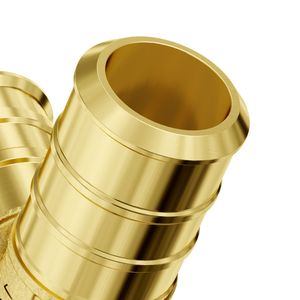 50 Pezzi Raccordi per Tubi in Ottone da 1/2 Pollice, Connettori a T Stile Morsetto, Raccordi per Aria Compressa per Adattatori e Connettori Idraulici - Product Image 5