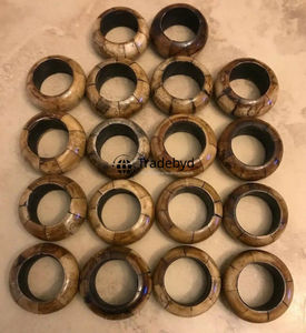 Anneau de serviette de table en os de luxe, fait main, décoratif, pour la décoration de table à manger, Tradebyd - Product Image 2