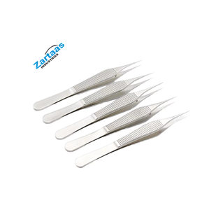 Pinzas de Extracción de Titanio Adson de Acero Inoxidable para Trasplante Capilar e Implantes, Herramientas Manuales de 12 cm, Instrumentos Quirúrgicos - Product Image 1