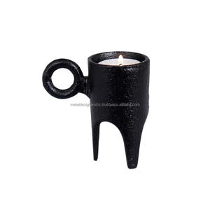 ชุดที่วางถ้วยชาเหล็กหล่อ3ชิ้นตกแต่งบ้านเทศกาลคริสต์มาสสามฟุตสำหรับทานอาหารเย็นโต๊ะบาร์และงานเลี้ยง - Product Image 3