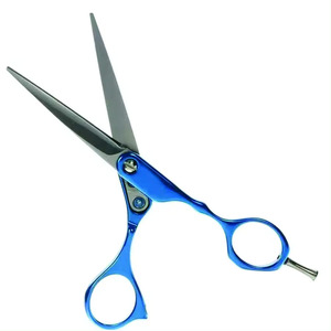 Ciseaux de coiffure professionnels en acier inoxydable 440C, lame tranchante, pour droitiers, manche long, poignée en acier inoxydable, usage en salon, 28 - Product Image 6