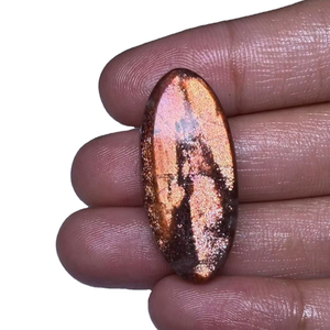 Pierres précieuses en vrac de coca sunstone naturelle de haute qualité, finement polies, pour la fabrication de bijoux, matériau cristallin - Product Image 1