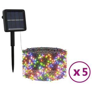 5 pz 5x200 LED luci solari farine colorate per interni esterni illuminazione da giardino - Product Image 2