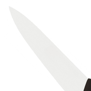 Cuchillos de chef con hoja de 200 mm, herramienta multiusos para cortar en la cocina con un cómodo agarre negro para verduras, carne y cocina diaria - Product Image 5