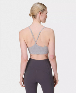 Débardeurs courts pour femmes, sans manches, dos nageur, en coton, pour le sport - Product Image 2