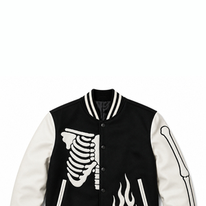 SHH INDUSTRIES Custom Premium <b>Men's</b> Wool Varsity <b>Jacket</b> Embroidered Letterman Baseball Bomber <b>Jacket</b> OEM ODM Private Label - Product Image 4
