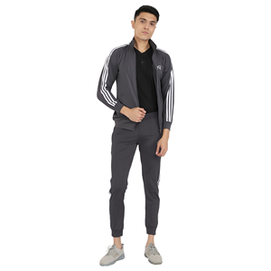 Survêtement Homme Sportif Taïwanais Extensible Quadridirectionnel Coupe Ajustée Uni Confortable Velours Premium Léger Automne - Product Image 2