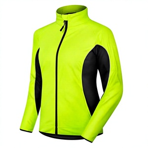 Chaqueta de Ciclismo de Alta Visibilidad Personalizada para Mujer, Suministro al por Mayor, Marca Privada OEM, Cortavientos Deportivo Softshell, Directo de Fábrica - Product Image 6