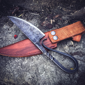 Vente en gros de couteaux utilitaires médiévaux Lady Viking en acier au carbone forgés à la main Lame Damas Application industrielle de haute qualité - Product Image 5