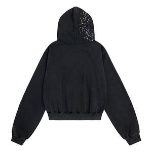 Sweat-shirts d'hiver personnalisés de haute qualité avec broderie pour hommes, service OEM, 100 % coton, respirants - Product Image 6