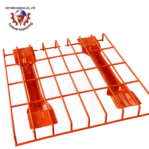 <b>Wire</b> Mesh Decking with Reinforced Steel <b>Grid</b> Design Enhancing Safety Ventilation and Load Support in Pallet Racking Systems - Product Image 1