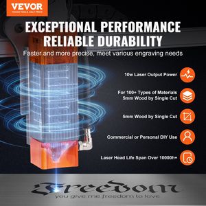 Incisore Laser da 10W con Area di Lavoro Grande 40x40 cm, Velocità di Movimento 10000mm/min, Macchina per Incisione Laser SP Compressa - Product Image 2