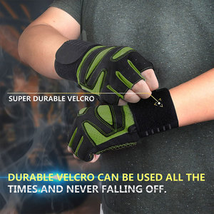 <b>Half</b> Finger Fitness Gloves Mesh Breathable Non <b>Slip</b> Adjustable Wrist Strap Gym Weight Lifting Unisex Non-<b>Slip</b> Finger Save Gloves - Product Image 6