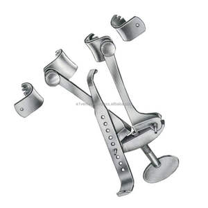 Retractor <span class=keywords><strong>Henner</strong></span> (Lempert) A-1 VERITAS de Alta Calidad, 2 Pares de Cuchillas, Cuchilla Central, Clip Hemolock Manual Reutilizable, Instrumento Quirúrgico - Product Image 2