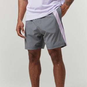 Ensemble de survêtements légers en coton pour hommes, t-shirt et short, respirants, pour l'été, avec logo personnalisé, ensemble deux pièces en coton - Product Image 6