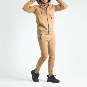 Conjunto de Sudadera con Capucha y Pantalones Deportivos Personalizados para Hombre, Ropa Deportiva Informal de Color Sólido - Product Image 3