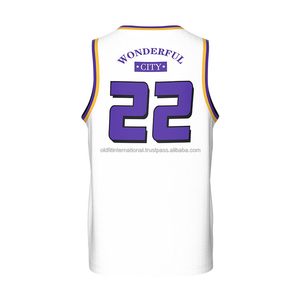 Venta al por mayor Reversible equipo baloncesto camiseta uniformes personalizado baloncesto desgaste transpirable adultos Unisex baloncesto Jersey - Product Image 6