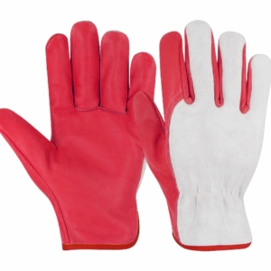 Most Popular Safety Industrial Cowhide Grain & Split Leather Driving <b>Gloves</b> Customizable Logo Construction Worker Personal - Product Image 2