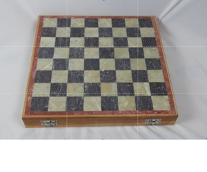 Jeu d'échecs en pierre ollaire fait main, plateau pliable, jeu de stratégie de luxe pour la décoration intérieure, les voyages et les cadeaux - Product Image 3