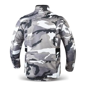 Heavy Duty Windproof 100% Cotton Vintage <b>Motorcycle</b> Long Riding Canvas Black Motocross Stand Collar <b>Motorcycle</b> <b>Jackets</b> - Product Image 4