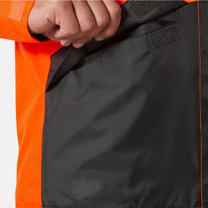 Perfectionists <b>High</b> <b>Visibility</b> CE Certified Waterproof Breathable Zippered Silver FR Reflective <b>Softshell</b> Unisex Polyester Four - Product Image 6
