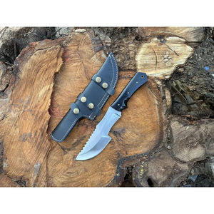 Cuchillo Tracker Burraq OEM DIY Personalizado Hecho a Mano de Acero D2 Industrial de Espiga Completa de 12 Pulgadas con Funda de Cuero y Garantía de 14 Días para Aniversario - Product Image 5