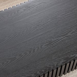 43.70 Inch Modern Handcrafted <b>Oval</b> Drum <b>Coffee</b> <b>Table</b> with Sturdy Pedestal Small Wooden <b>Coffee</b> <b>Table</b> for Living Room - Product Image 4