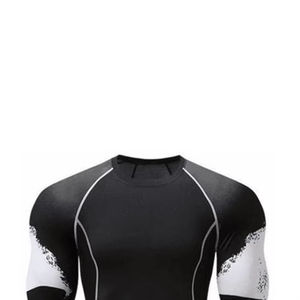 Camiseta de Compresión de Manga Larga para Hombre, Protección UV, Impresión por Sublimación, Secado Rápido, Spandex, Poliéster, BJJ, MMA, Muay Thai - Product Image 4