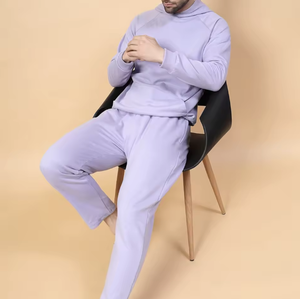 ผู้ผลิตชั้นนำ ชุดวอร์มมีฮู้ดผ้าฝ้าย 100% พิมพ์ลายสตรีทแวร์ สำหรับผู้ชาย/ยูนิเซ็กส์ ฤดูหนาว หนานุ่ม - Product Image 3