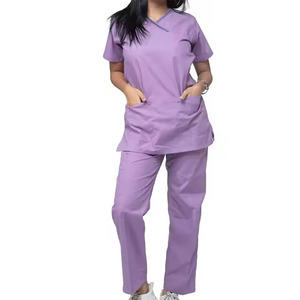 100% Cotton Hospital Medical Scrub Suits for Men Summer Nursing Surgical Uniforms <b>Doctor</b> Wear <b>Sets</b> - Product Image 1