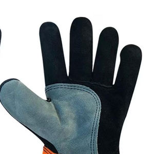 Gants de travail robustes pour l'hiver, anti-coupure, double protection de la paume en cuir, résistants à l'abrasion, gants de sécurité, fournitures industrielles - Product Image 1
