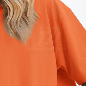 เสื้อยืดโอเวอร์ไซส์สำหรับผู้หญิง พร้อมสำหรับการผจญภัยกลางแจ้ง เป็นมิตรกับสิ่งแวดล้อม ทรงหลวม ผ้าฝ้าย 100% แห้งเร็ว ระบายอากาศได้ดี ทนต่อการฉีกขาด ดีไซน์สั่งทำได้ - Product Image 4