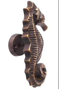 Premium Seahorse Design Wall <b>Hook</b> Metal Handmade Vintage Style Animal Pattern Single <b>Hook</b> For Home Decor Stylish Home Accent - Product Image 2