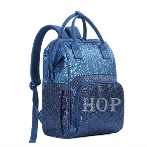 custom glitter <b>cheerleading</b> <b>backpack</b> with logo wholesale OEM cheer <b>backpack</b> manufacturer durable glitter cheer bags for sports - Product Image 1