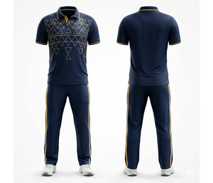Sports Performance <b>Cricket</b> Uniform with Moisture Wicking Fabric | Men Women Youth <b>Cricket</b> Wears Polo Shirt and Trouser Full Team - Product Image 5