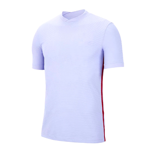 Wholesale Lavender Soccer Jersey - Premium Jacquard <b>Mesh</b> Fabric Football Training <b>Top</b> - Customizable Slim Fit Athletic Wear - Product Image 1