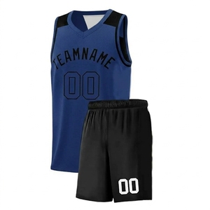 Wholesale Unisex Retro Design Your Own Logo Plus Size <b>Men</b> Basketball Uniform - Product Image 5