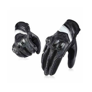 Guantes de Motociclismo de Cuero para Hombre, Transpirables, Antideslizantes, para Deportes al Aire Libre, de Secado Rápido, Servicios OEM - Product Image 1