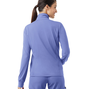 Blouses d'infirmière de haute qualité confortables à fermeture éclair sur le devant avec manches longues, uniformes médicaux chauds pour femmes et hommes - Product Image 5